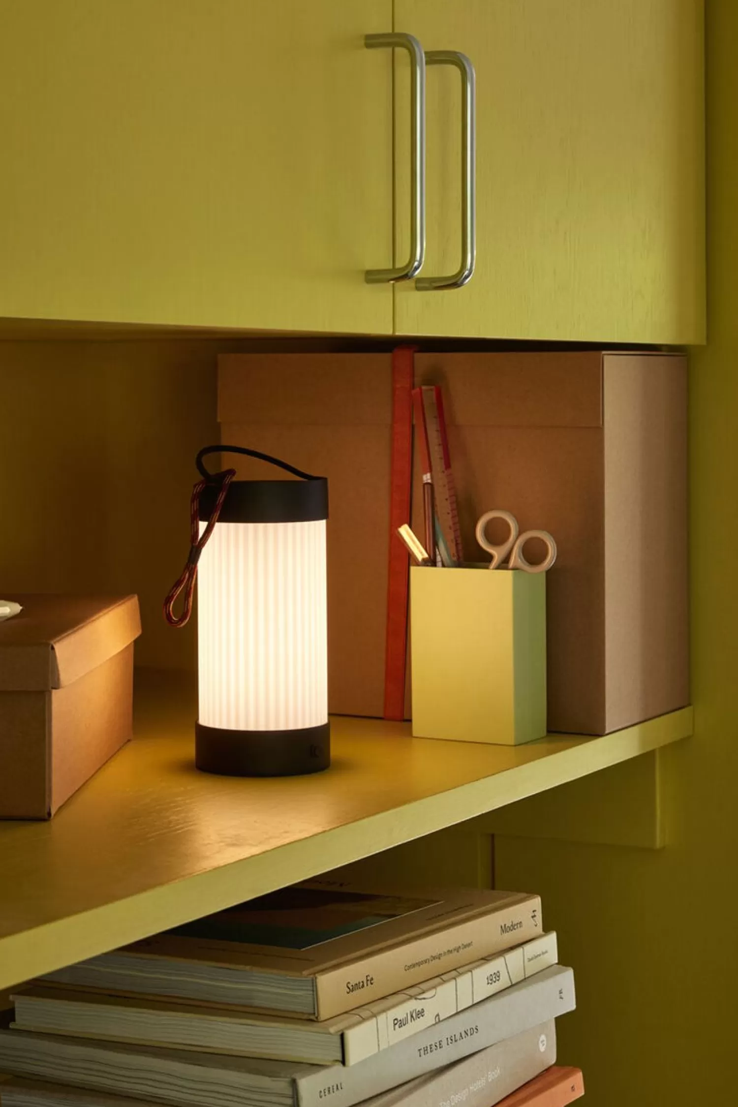 Hübsch Storage^Sortit Organiser Multicolour (Set Of 4) Light Green, Olive, Orange, Sand