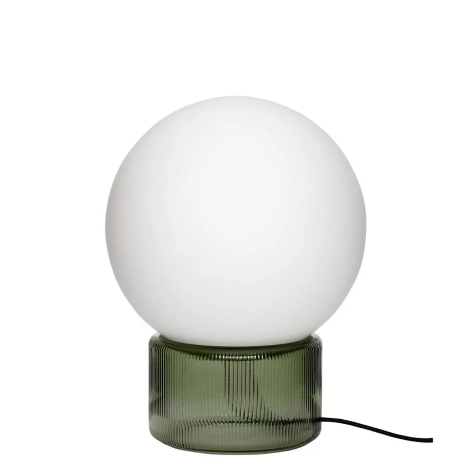 Hübsch Table Lamps^Sphere Table Lamp Green Frosted, Green