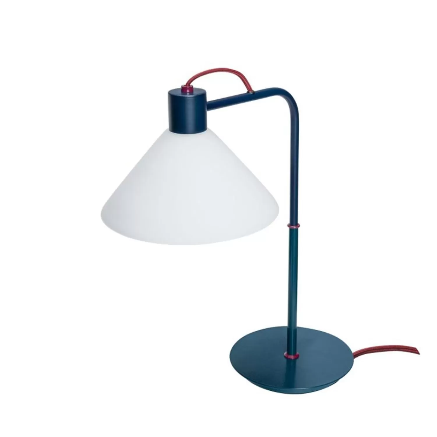 Hübsch Table Lamps^Spot Table Lamp Blue Blue, Petrol, White