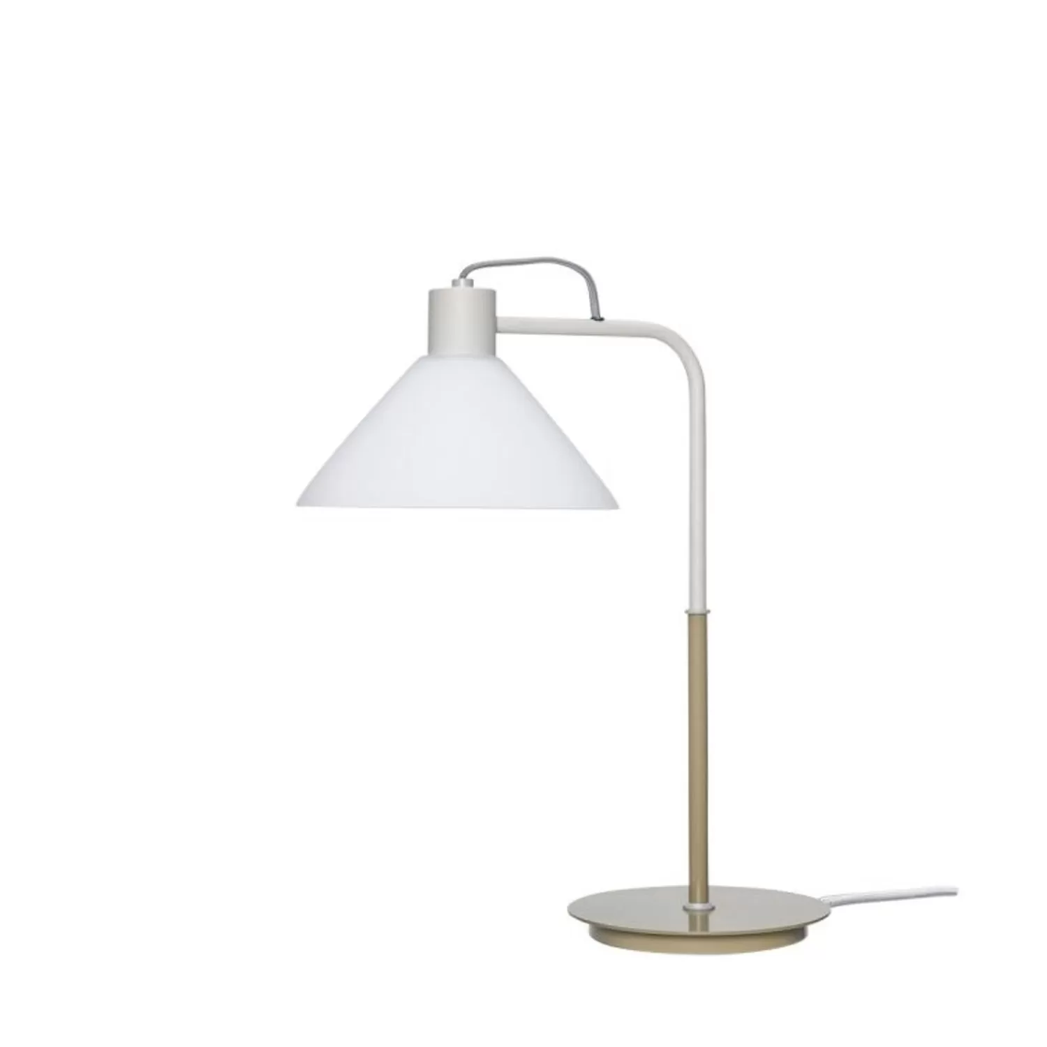 Hübsch Table Lamps^Spot Table Lamp Khaki Khaki, White