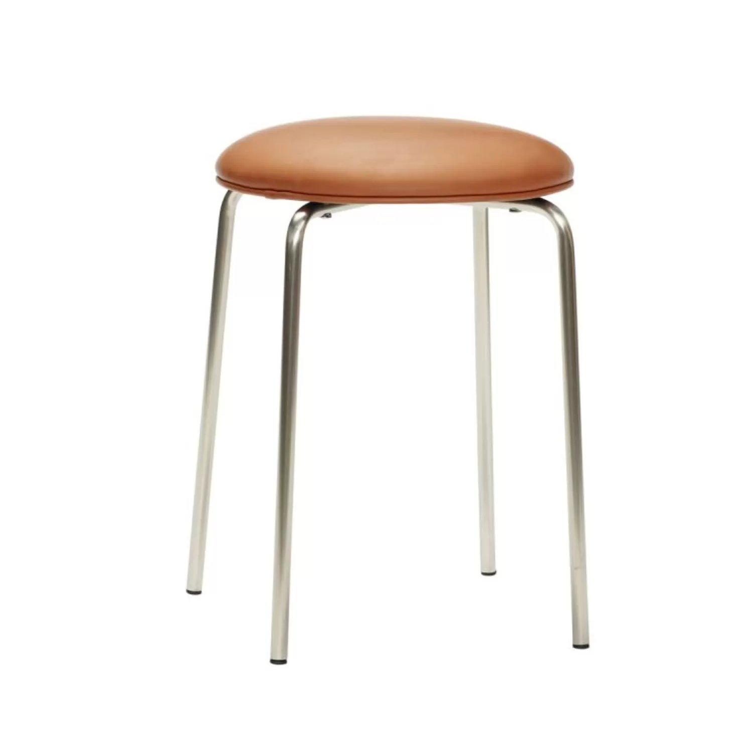 Hübsch Seating^Stack Stool Brown/Nickel Brown, Nickel