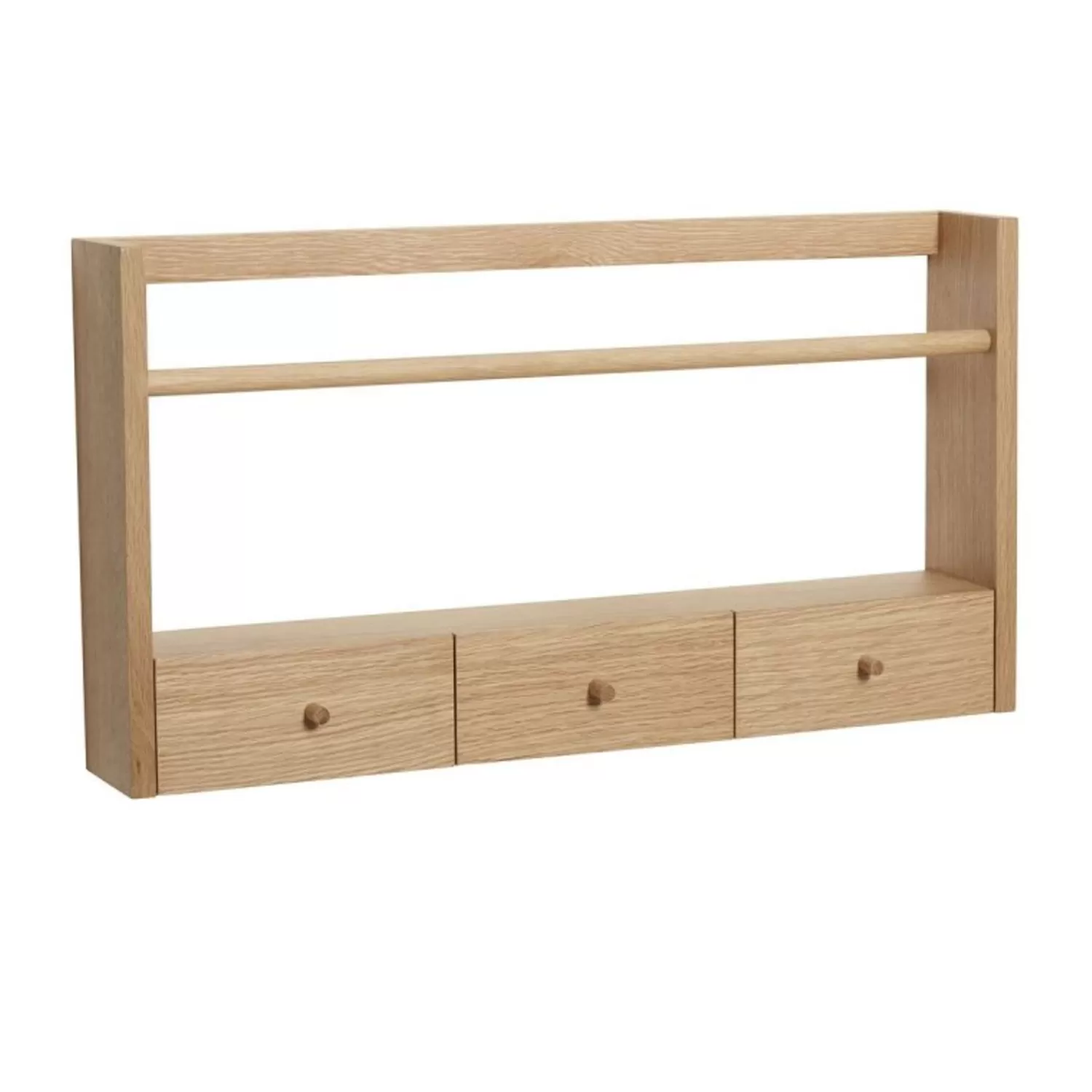 Hübsch Shelf Units & Storage^Story Magazine Holder Natural