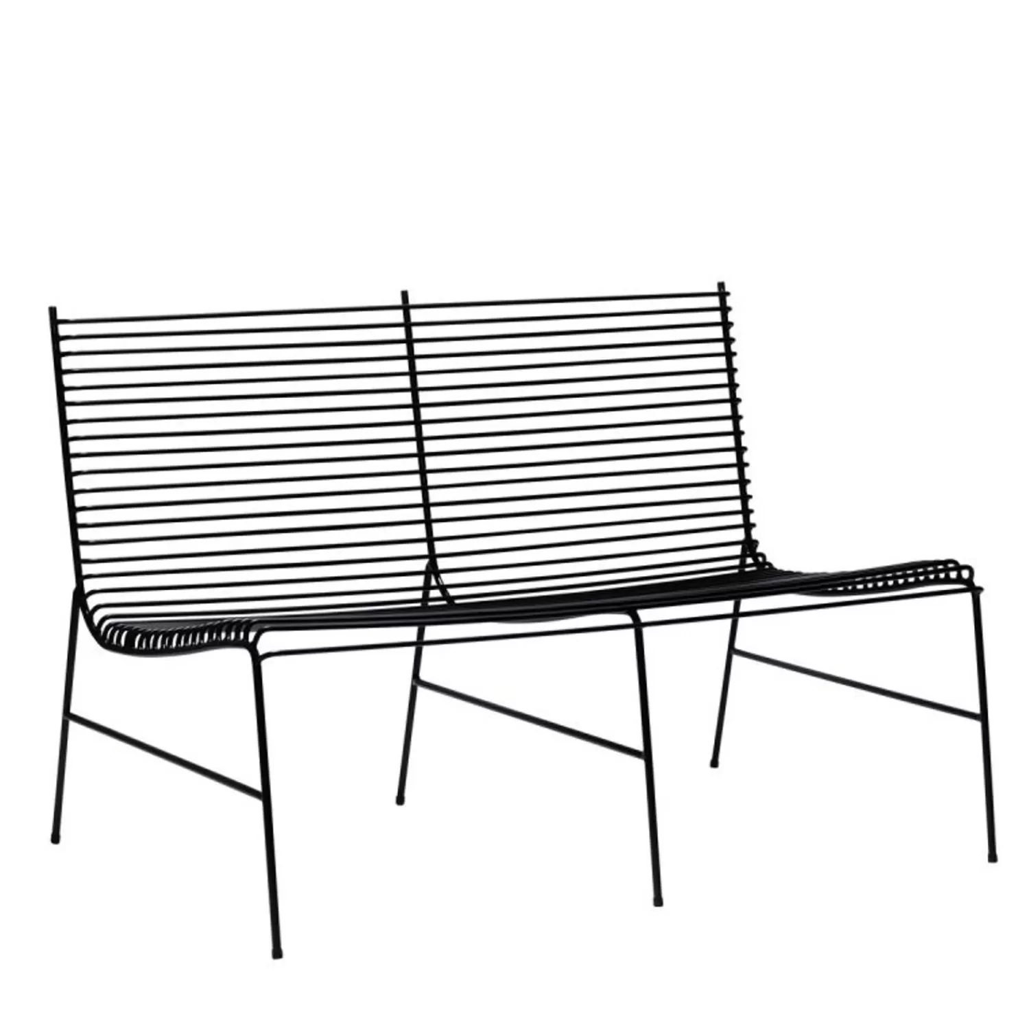 Hübsch Garden Furniture^String Bench Black