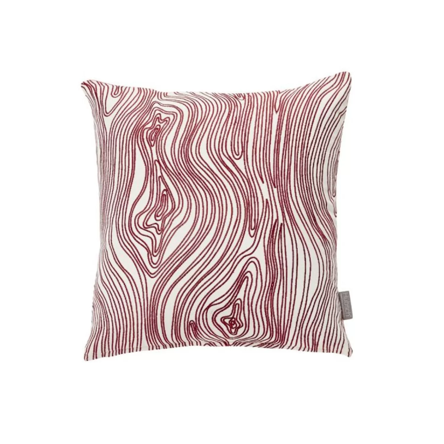 Hübsch Cushions^Structure Cushion Red Pink, White