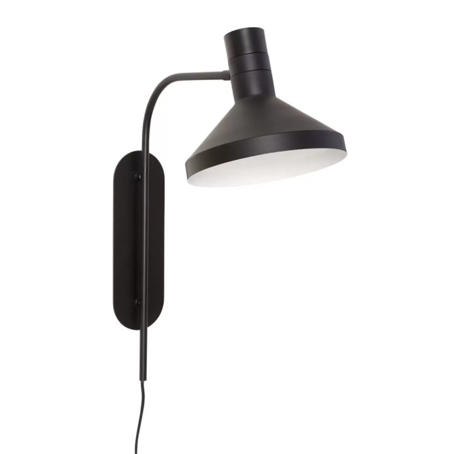 Hübsch Wall Lights^Studio Wall Lamp Black