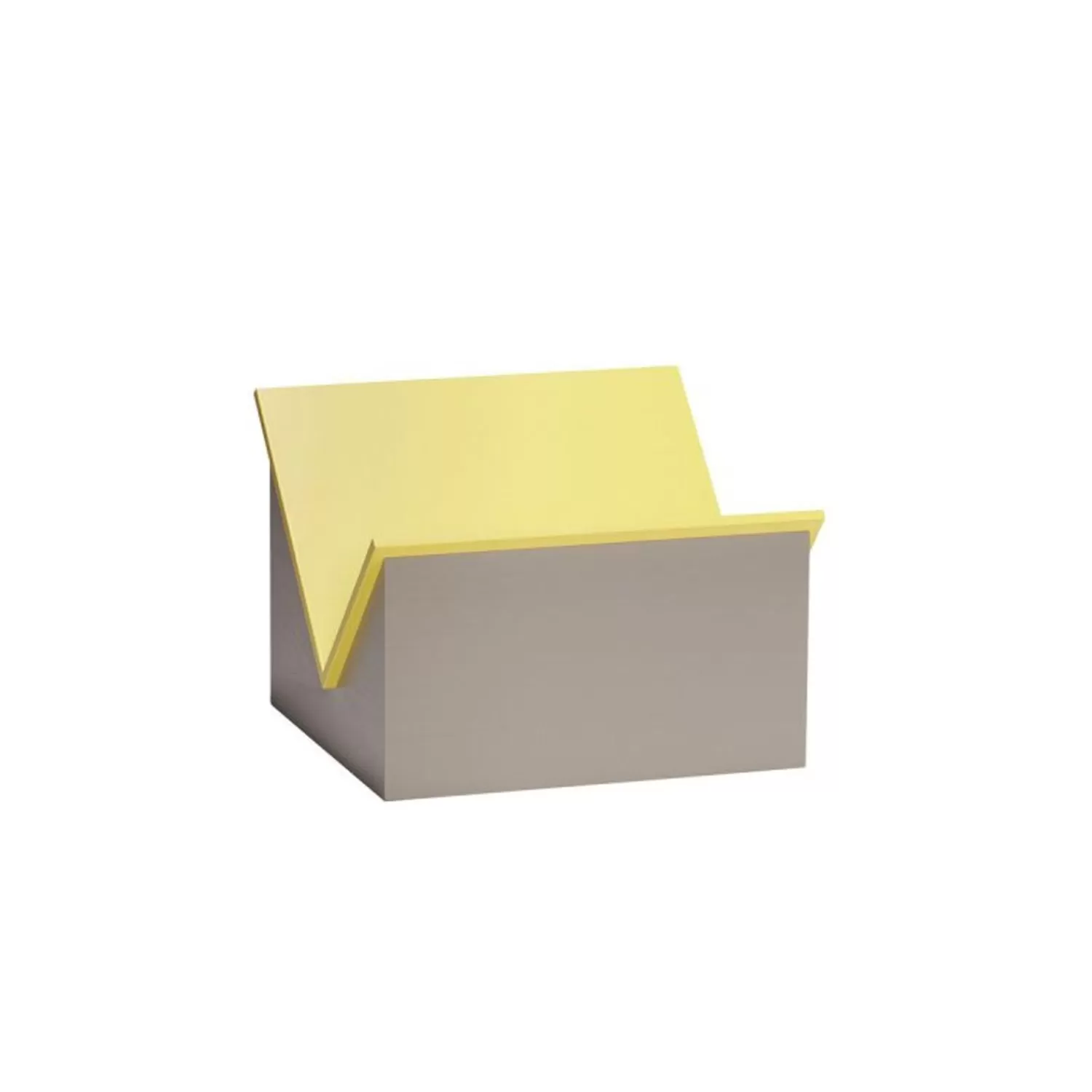 Hübsch Storage^Tick Magazine Holder Sand/Yellow Sand, Yellow