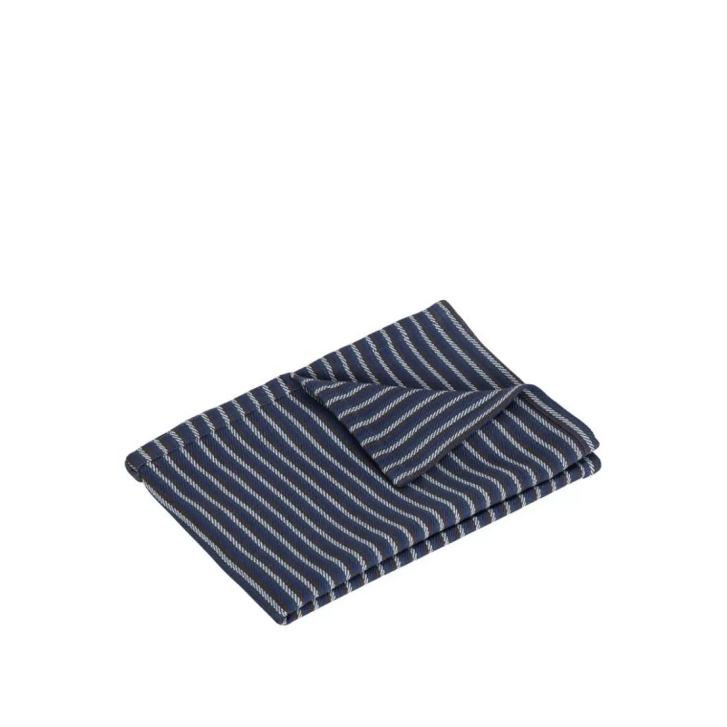 Hübsch Kitchen Textiles^Tint Tea Towel Blue Brown, Dark Blue, Offwhite