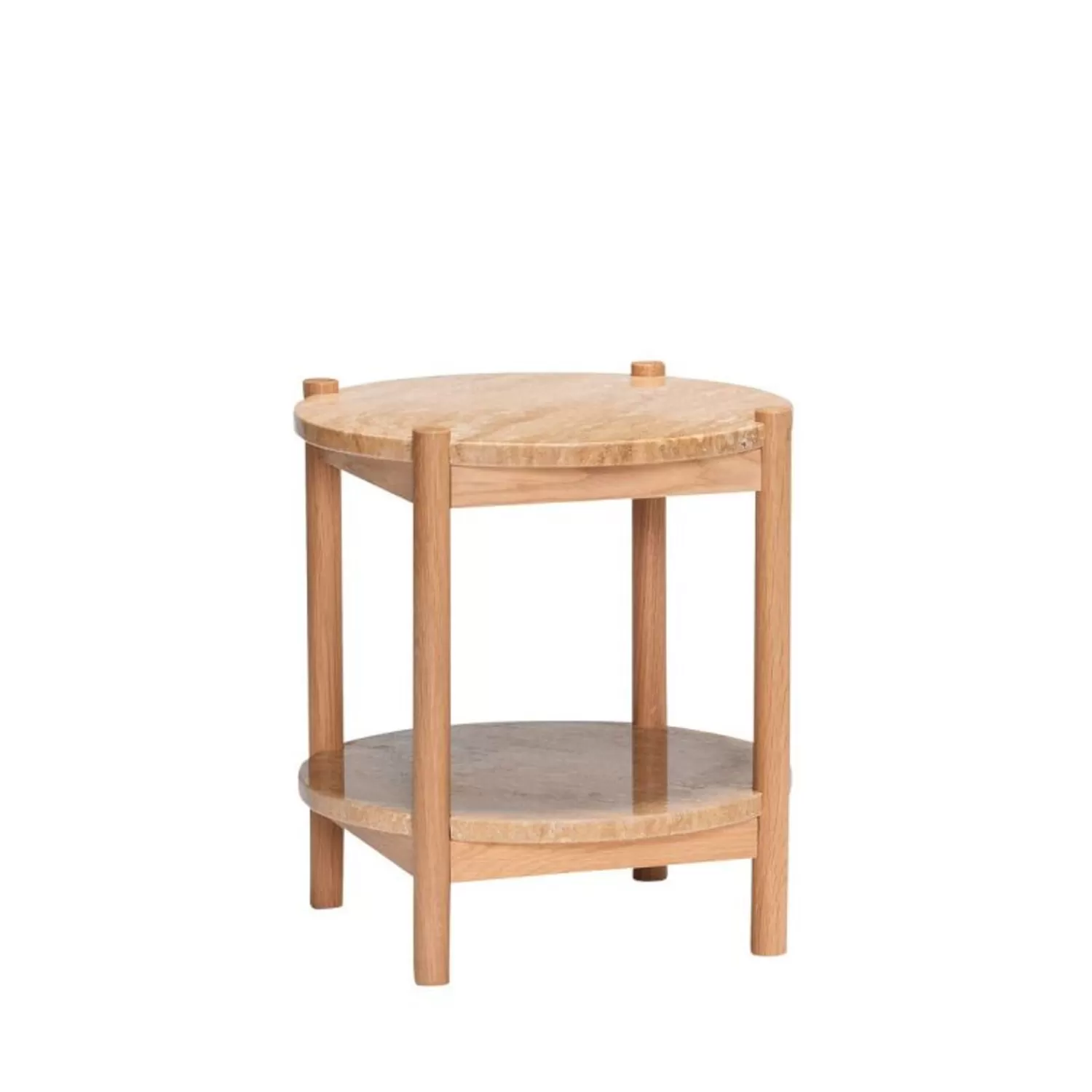 Hübsch Tables^Trava Side Table Natural Beige, Natural