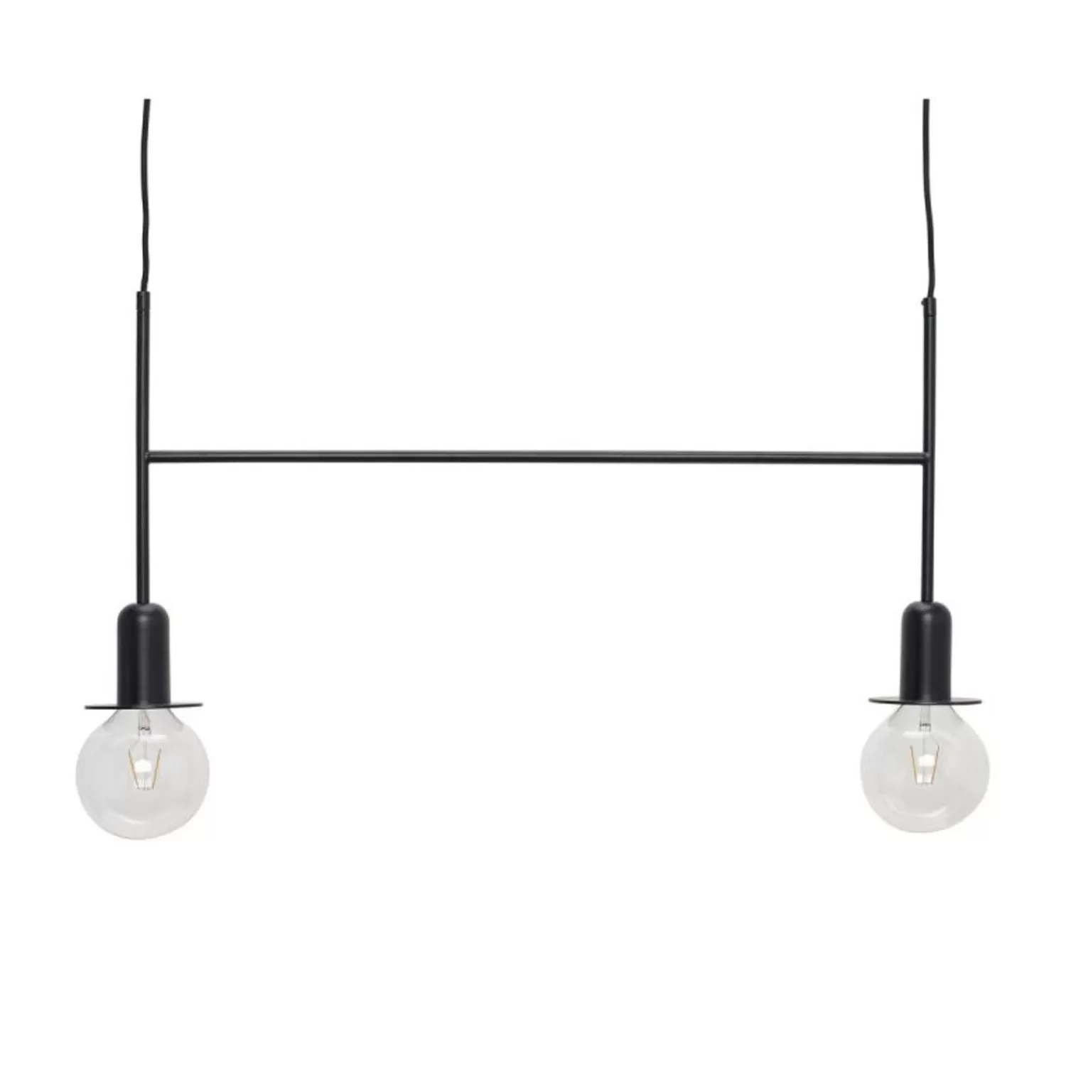 Hübsch Ceiling Lights^Twice Ceiling Lamp Black