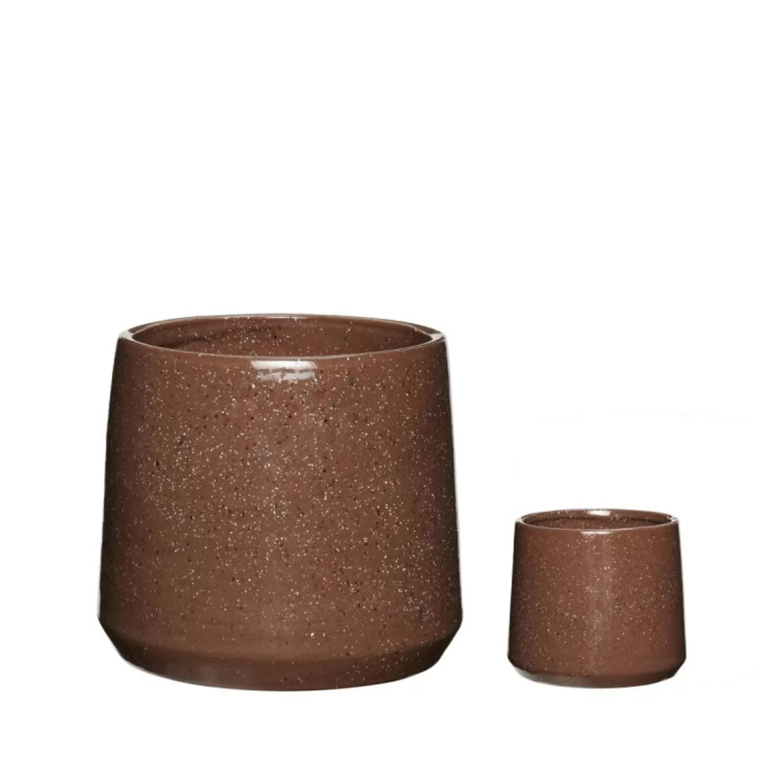 Hübsch Pottery & Watering Cans^Vibe Pots (Set Of 2) Maroon