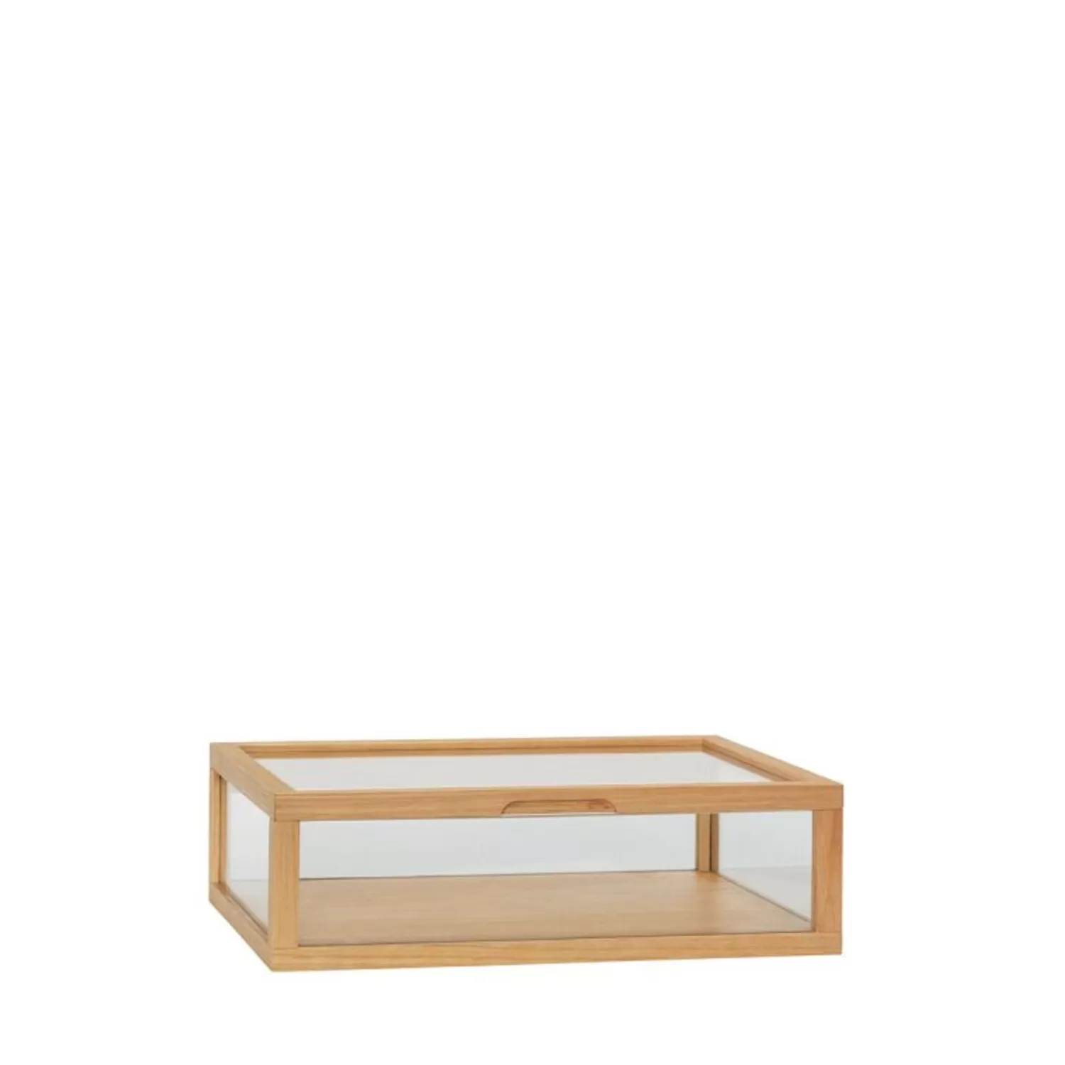 Hübsch Storage^View Display Box Small Natural Clear, Natural