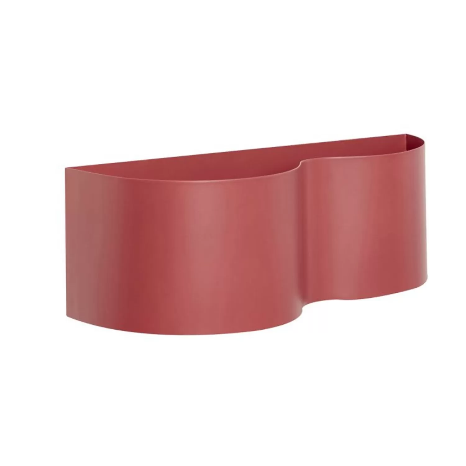 Hübsch Pottery & Watering Cans^Wave Planter Red